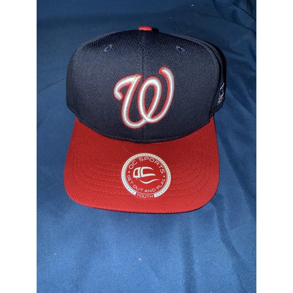 OC SPORTS Washington Nationals Baseball Hat Youth Blue MLB Cap